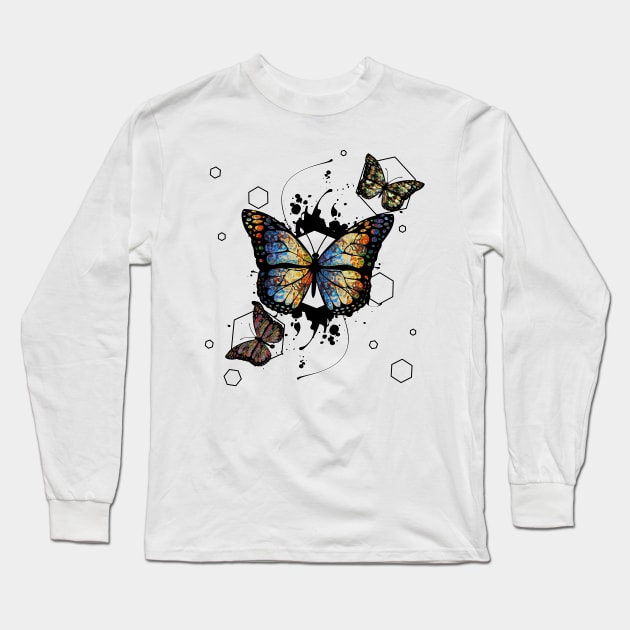 Butterflies Long Sleeve T-Shirt by GoddessFr3yja